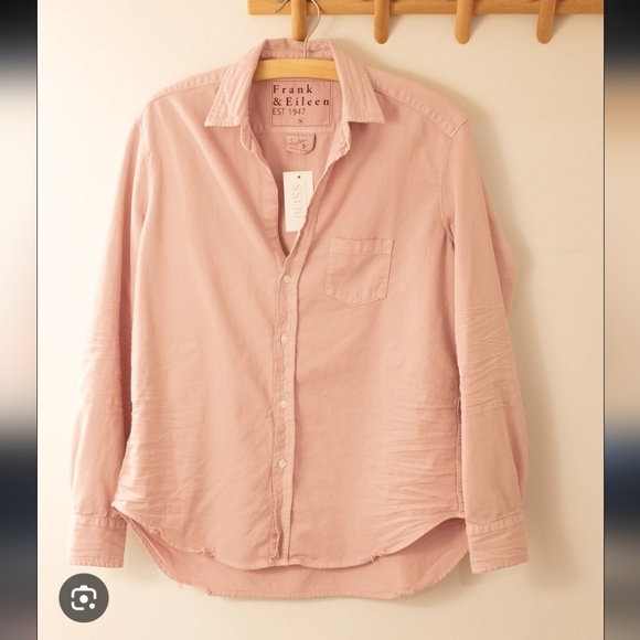 Frank & Eileen Tops - Frank & Eileen "Eileen Style" Pink Cotton Button Down Size Small